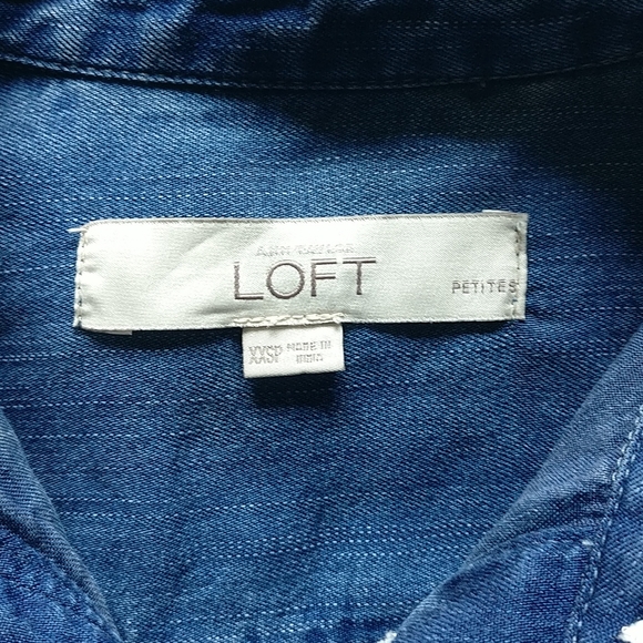 Ann Taylor Loft - Chambray Shirt - Picture 3 of 3